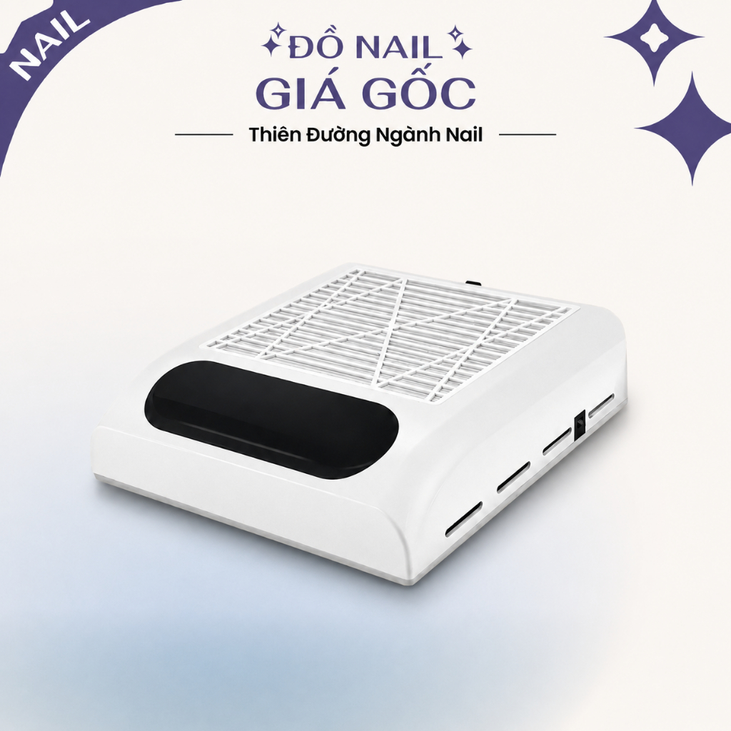 Máy hút bụi nail BQ-858 plus siêu bền khoẻ, máy hút bụi móng chuyên dụng ngành nail (BH 3 tháng)