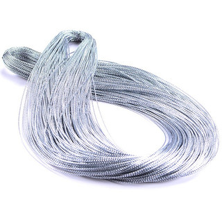 Bó 100m dây kim tuyến trang trí, nguyên liệu Handmade(dây không co dãn)