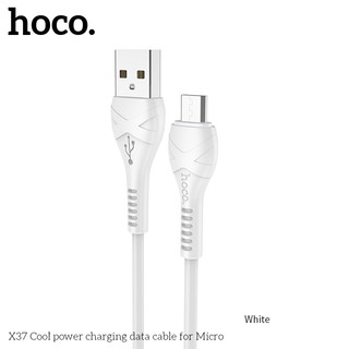 Cáp sạc và truyền dữ liệu Hoco X37 cổng microUSB, dài 1M (Trắng) - Phụ Kiện Nhất Tín