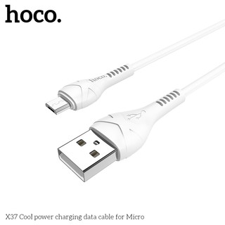 Cáp sạc và truyền dữ liệu Hoco X37 cổng microUSB, dài 1M (Trắng) - Phụ Kiện Nhất Tín