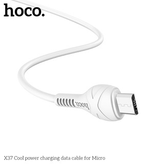 Cáp sạc và truyền dữ liệu Hoco X37 cổng microUSB, dài 1M (Trắng) - Phụ Kiện Nhất Tín