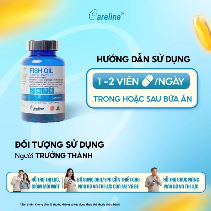 Combo Vitamin Bầu Gồm Canxi Hữu Cơ Olympian Labs Green Calcium Và CareLine Fish Oil Cho Bà Bầu – 4