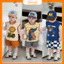 Combo 3 bộ áo 3 lỗ kèm quần chất liệu cotton mềm mịn, họa tiết hoạt hình đáng yêu cho bé - B194 - Moonie Kid