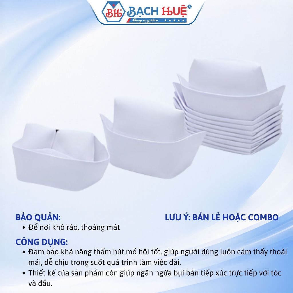 Nón Y Tá, Nón Điều Dưỡng Nữ Cao Cấp – mũ y tế vải kate trắng form rộng rãi co giãn thoải mái vừa vặn