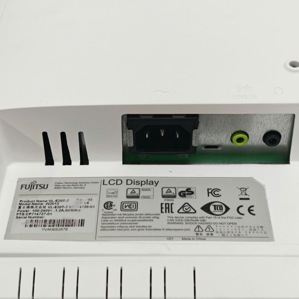 Màn Hình Máy Tính 20" Fujitsu - Hàng nội địa Nhật, IPS sáng đẹp. Bảo hành 12 tháng