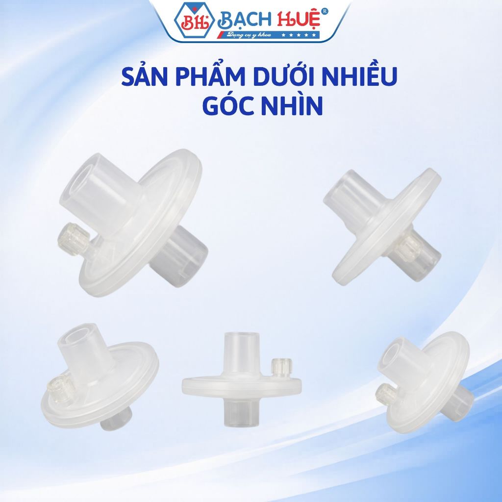 Bộ Lọc Vi Khuẩn, Virus Và Tạo Ẩm Máy Thở Cao Cấp – Cục Lọc 3 Chức Năng / 1 Chức Năng Chuẩn Y Tế