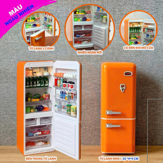 Mô hình thu nhỏ - tủ lạnh mini trang trí nhà búp bê