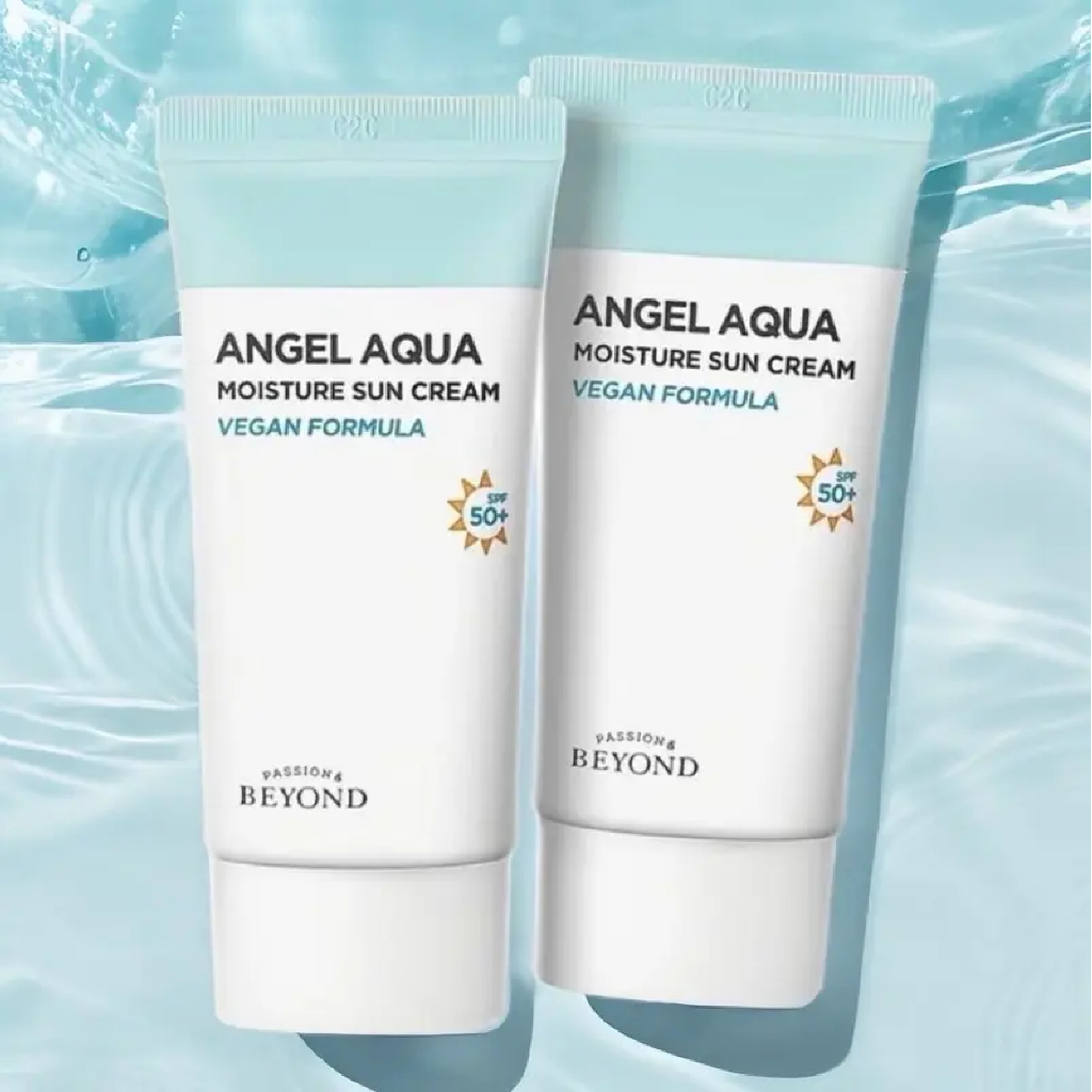 [DATE 17/9/2026] Kem chống nắng thuần chay giúp hạ nhiệt Beyond Angel Aqua Moisture Sun Cream SPF 50+/PA++ 50ml