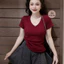 Áo Thun Bigsize CỔ TIM TN (MS 016) Đơn Giản, Thoải Mái Phù Hợp Phối Với Nhiều Trang Phục Khác Nhau Có Size 40-85kg