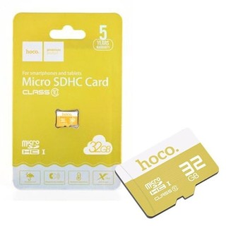 Thẻ nhớ MicroSDHC Hoco 32GB Class 10 90MB/s (Vàng) - Phụ Kiện Nhất Tín