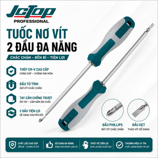 Tua Vít 2 Đầu JcTop 100mm/150mm/200mm – Thép CR-V Siêu Bền