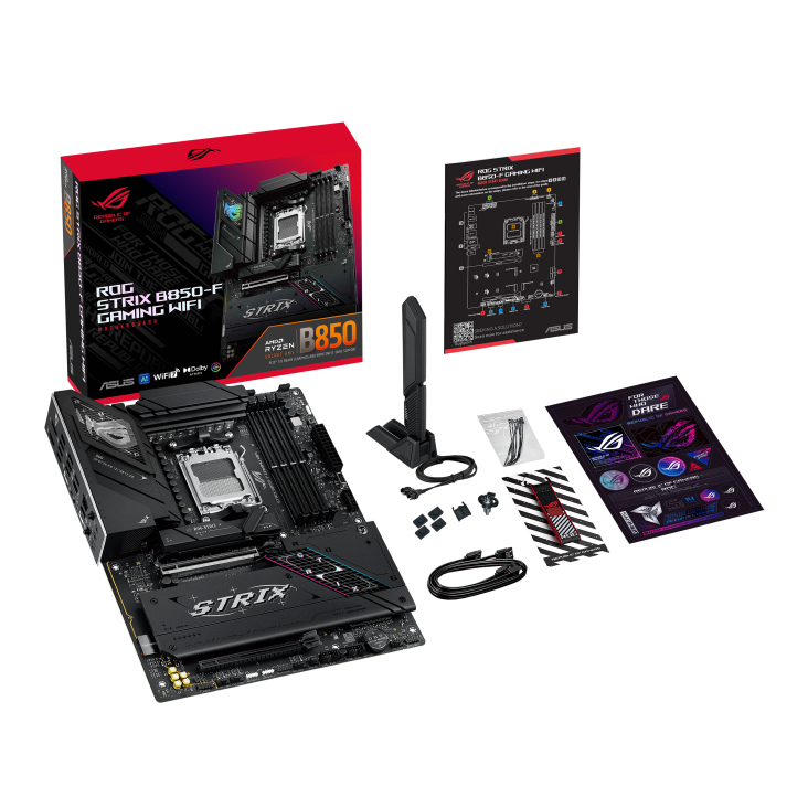 Mainboard ASUS ROG GAMING B850-F GAMING WIFI | DDR5, AM5, BH 36 tháng | BigBuy360 - bigbuy360.vn