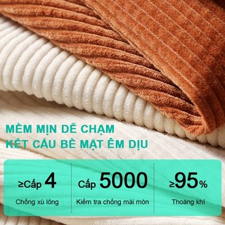 Sofa Bed Vải Nhung Đa Năng Biến Thành Giường Ngủ, Sofa Modul Phòng Khách, Phòng Ngủ cho chung cư
