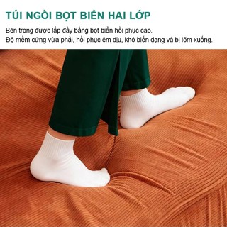 Ghế sofa phòng khách ghế lười tatami giường sofa gấp đa năng ghế sofa giường nỉ gấp cho căn hộ nhỏ