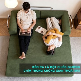 Ghế sofa phòng khách ghế lười tatami giường sofa gấp đa năng ghế sofa giường nỉ gấp cho căn hộ nhỏ