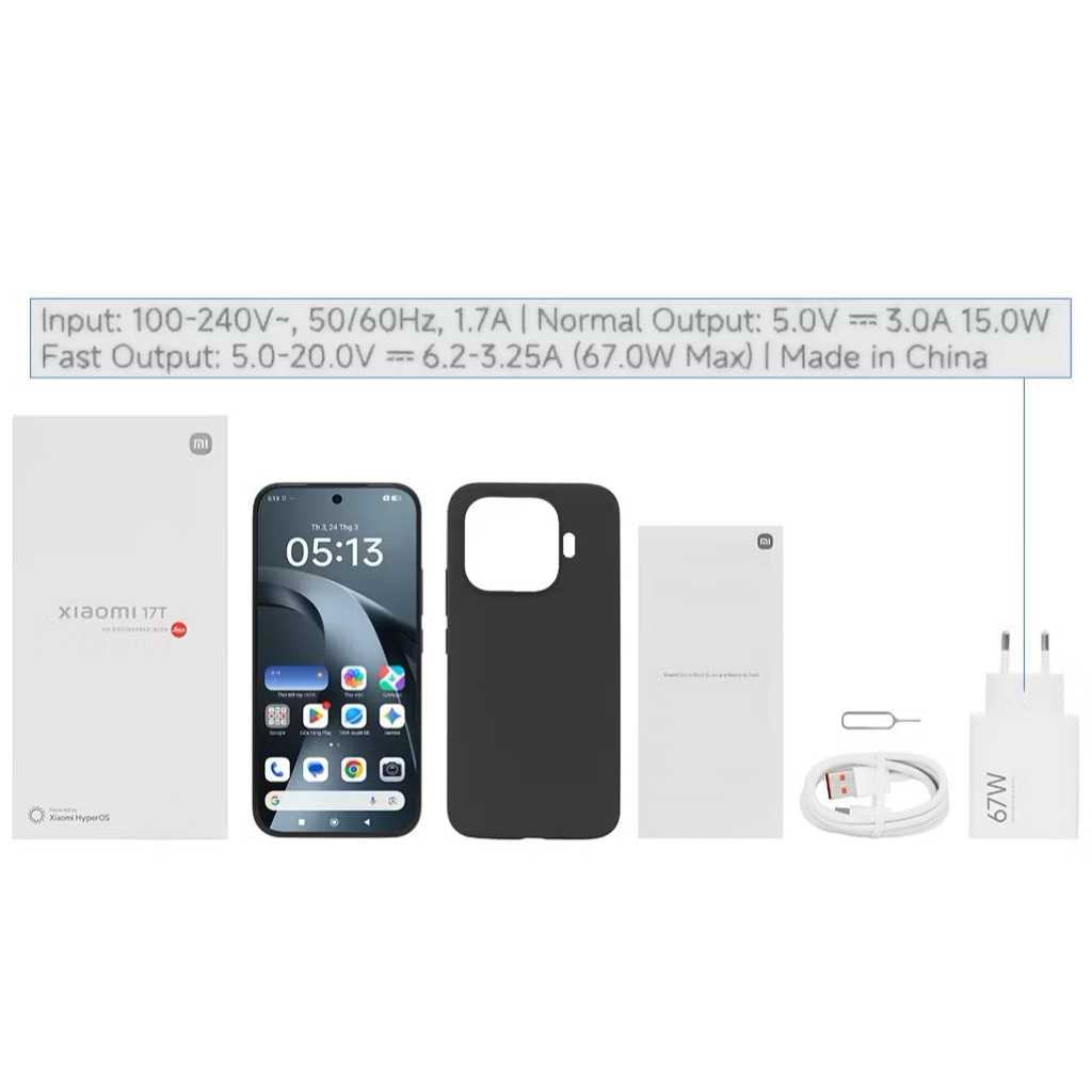 Điện thoại Xiaomi 17T 5G - Hàng Chính Hãng, Nguyên Seal máy mới chính hãng nguyên