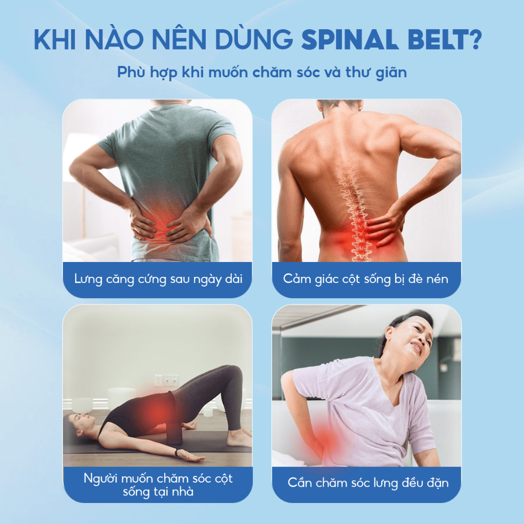 Đai lưng cột sống, đai treo xà đơn Spinal Belt hỗ trợ kéo giãn cột sống, nắn chỉnh cột sống