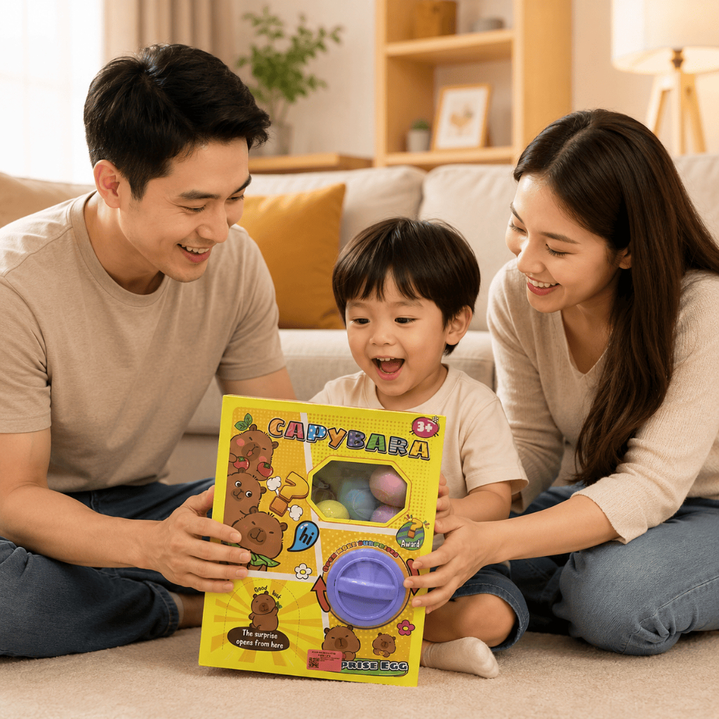 Đồ Chơi Trứng Bất Ngờ Capybara Cho Bé, Hộp Mở Quà Bí Mật, Đồ Chơi Giáo Dục Khám Phá