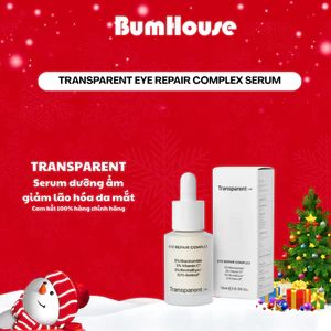 Huyết thanh dưỡng da mắt 5% Niacinamide Transparent Lab EYE REPAIR COMPLEX15ml Giúp Dưỡng Ẩm, Giảm Lão Hóa