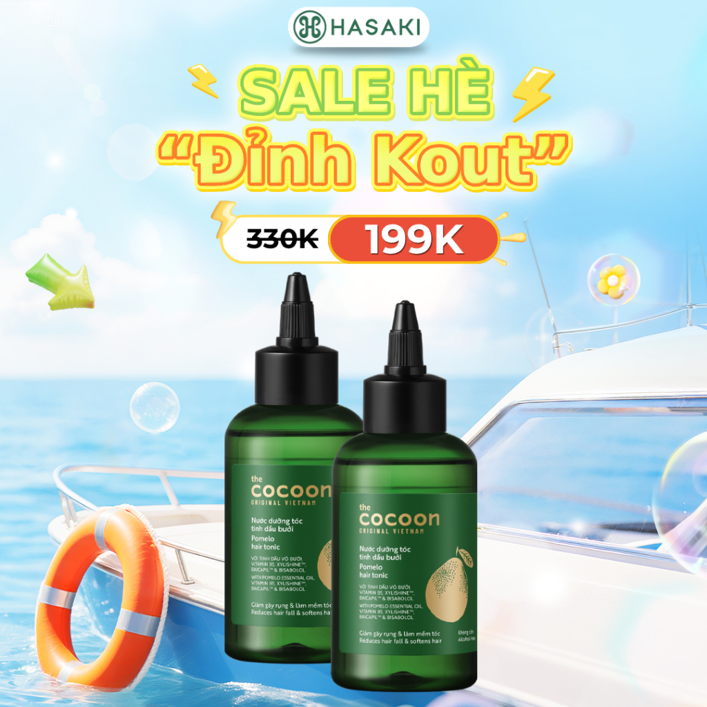 Combo 2 Nước Dưỡng Tóc Cocoon Tinh Dầu Bưởi Phiên Bản Mới