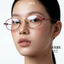 Kính mắt Oval Kim Loại chuyên lắp cận AVERY phong cách dễ thương HOT TREND