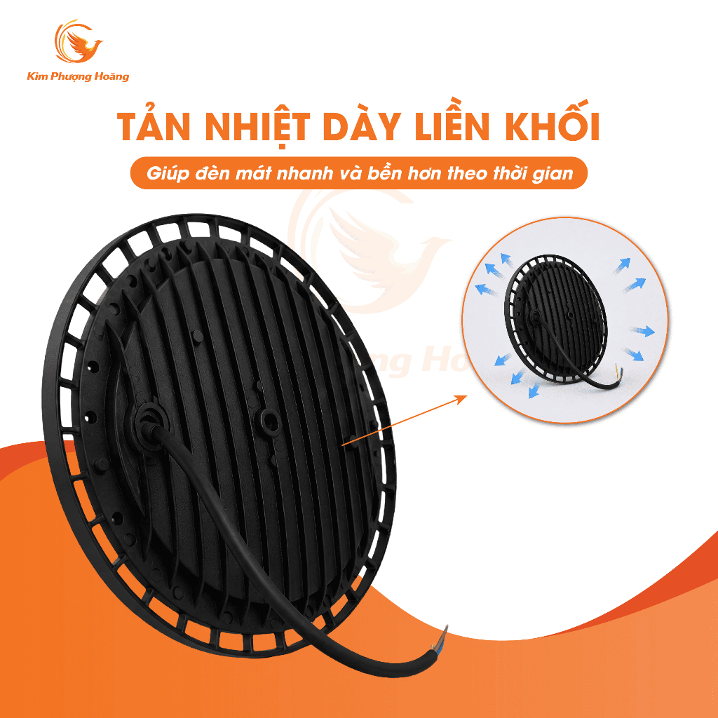 Đèn Led Nhà Xưởng Đèn UFO 100W 150W 200W 300W Hợp Kim Nhôm Tĩnh Điện Chống Nước Tiết Kiệm Điện