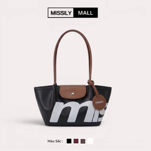 Túi Đeo Vai Missily Local Brand Chính Hãng Pumpkin Shoulder Bag Da Cao Cấp size 24cm (ms206)
