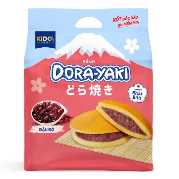 [TẶNG QUÀ HĐ 200K TRỞ LÊN TỪ 05-10.07]Bánh Kido Dorayaki Đậu Đỏ Gói 150G