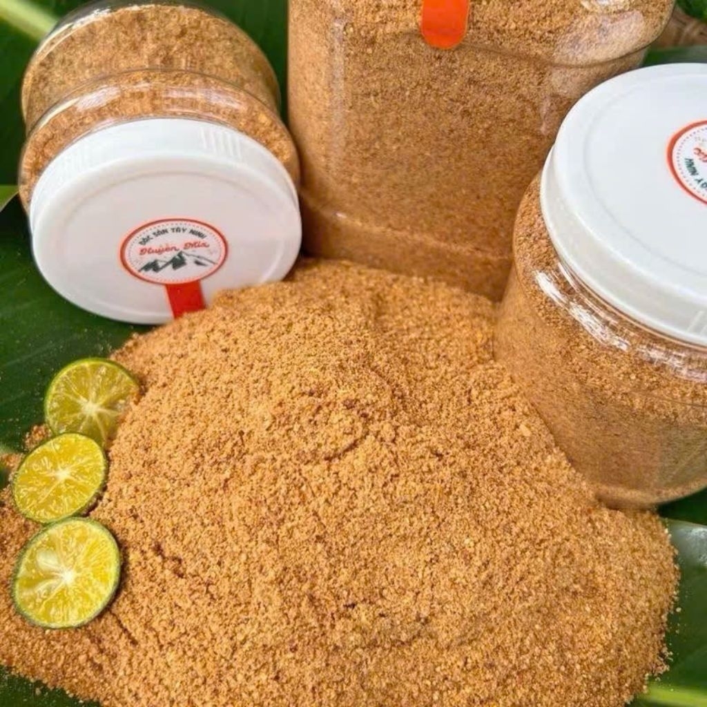 Muối Sặc Tôm Nhuyễn Siêu Cay - Trộn bánh tráng thơm nứt mũi, muối nhuyễn tôm, muối Xike - Đặc Sản TN