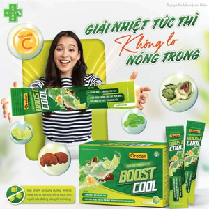 Bột sủi thanh nhiệt Boost Cool giúp đánh bay nhiệt miệng, nóng trong (Hộp 10 gói)