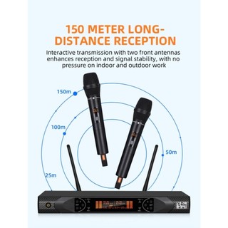 Micro Không Dây JB KMC18, Tần Sóng UHF - Đầu Micro Lọc Tiếng Chuẩn, Chất Âm Chân Thực -Sóng Xa ,Thiết Kế Sang Trọng.