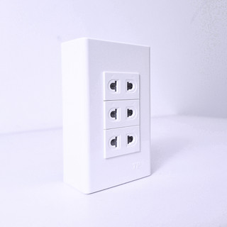 Mặt Nổi 3 - Ổ Cắm Điện 3 Công Tắc / 3 Ổ Cắm TPE - MN3/3OC - MN3/3CT - thietbidienelec68