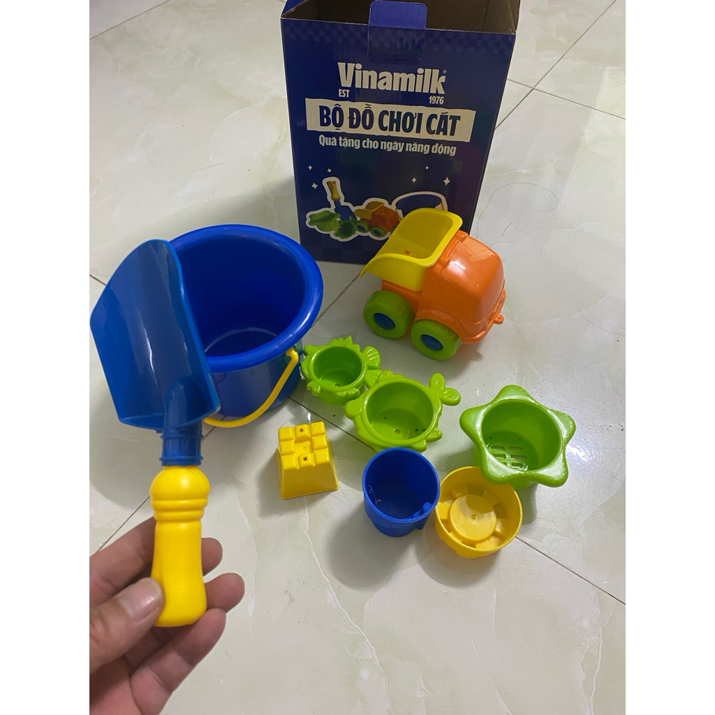 Bộ Đồ Chơi Cát cao cấp đến từ hàng Quà Tặng Vinamilk