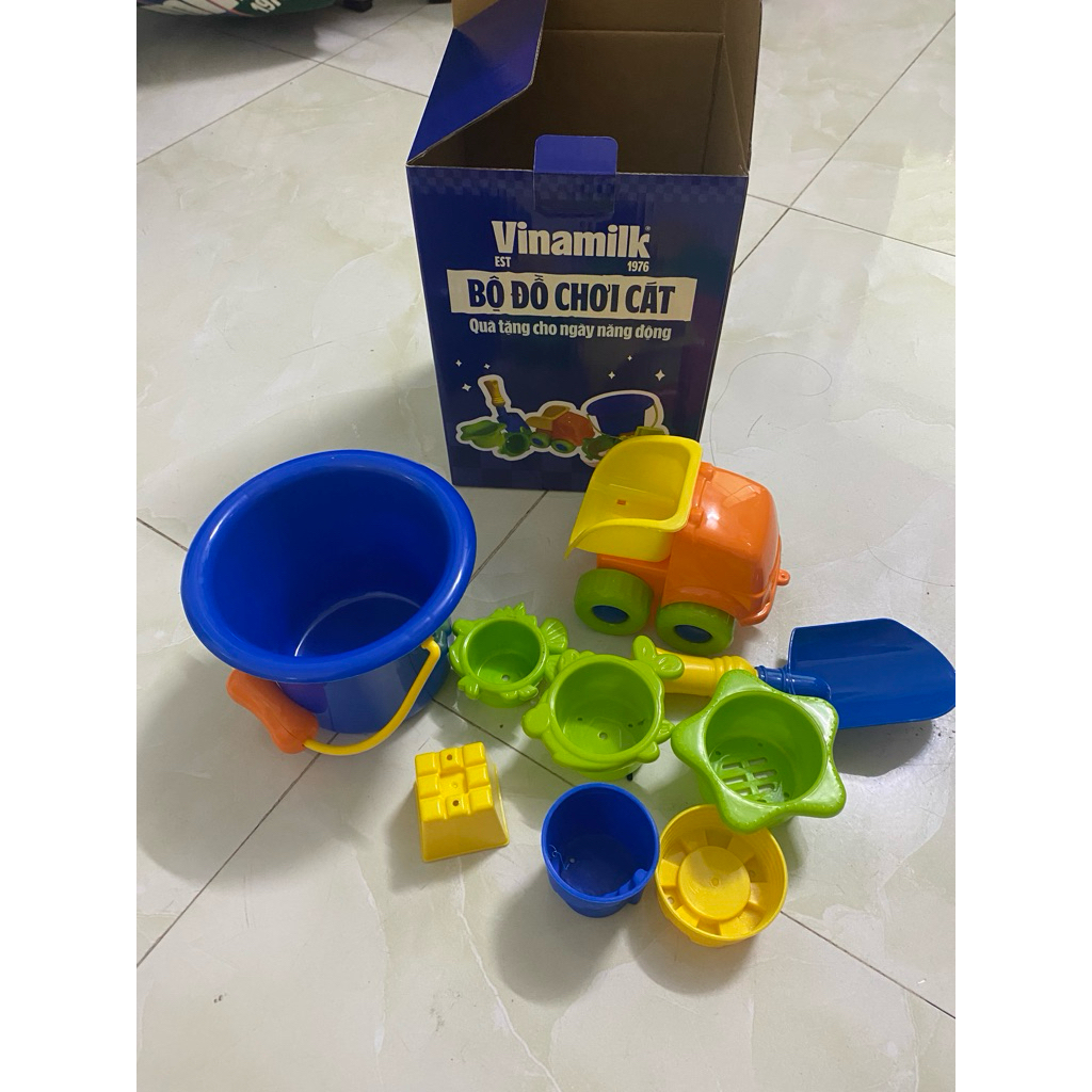 Bộ Đồ Chơi Cát cao cấp đến từ hàng Quà Tặng Vinamilk