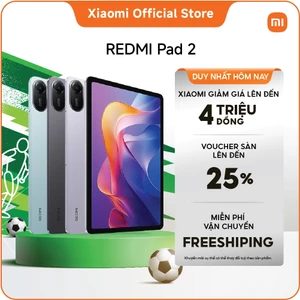 Redmi Pad 2｜Màn hình 11" 2,5K siêu rõ nét｜Pin dung lượng khủng đến 9000mAh (typ)｜Helio G100-Ultra tiên tiến