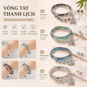 Vòng tay đính cườm tua rua phong cách mới Ping An, phụ kiện thời trang.