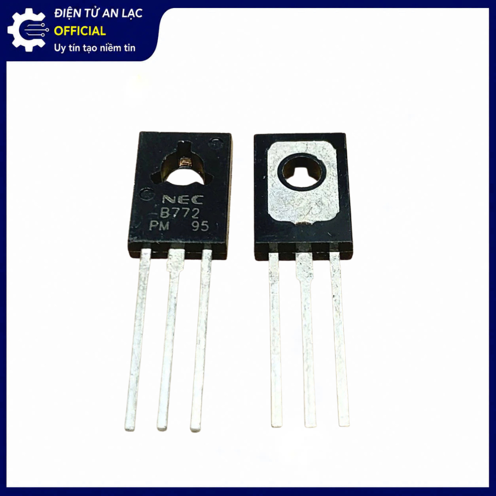 [5 con] Transistor PNP B772 2SB772 3A 30V TO-126