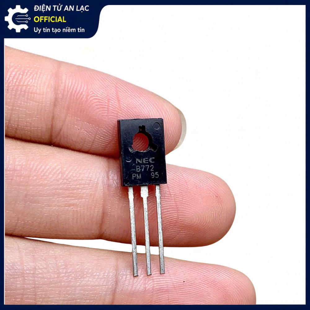 [5 con] Transistor PNP B772 2SB772 3A 30V TO-126