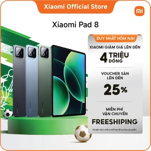 Máy tính bảng Xiaomi Pad 8 (8+128GB|8+256GB)| Pin 9200mAh (typ)| Màn hình 3.2K 144Hz| Vi xử lý Snapdragon 8s Gen 4