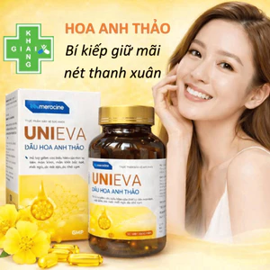 Viên uống tinh dầu Hoa Anh Thảo Unieva giúp bổ sung nội tiết tố nữ, bí quyết để chị em luôn khỏe đẹp (Hộp 60 viên)