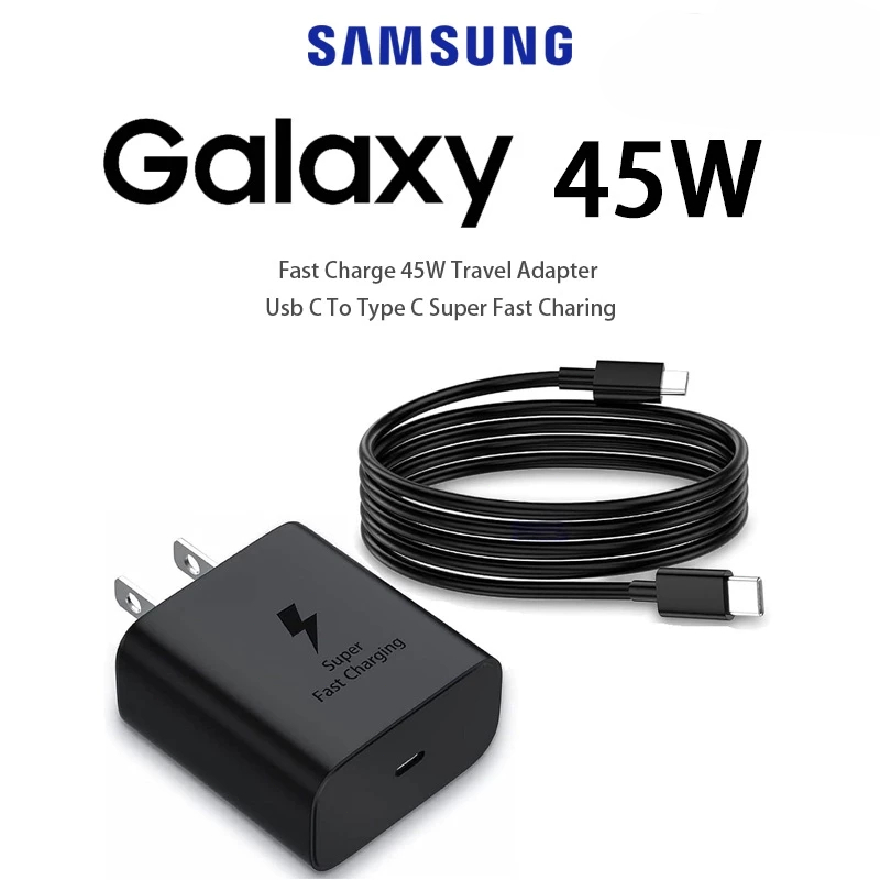 【Bảo hành một năm】Bộ sạc nhanh 45W / 25W Type C Phích cắm siêu nhanh cho Type C Samsung Galaxy S25
