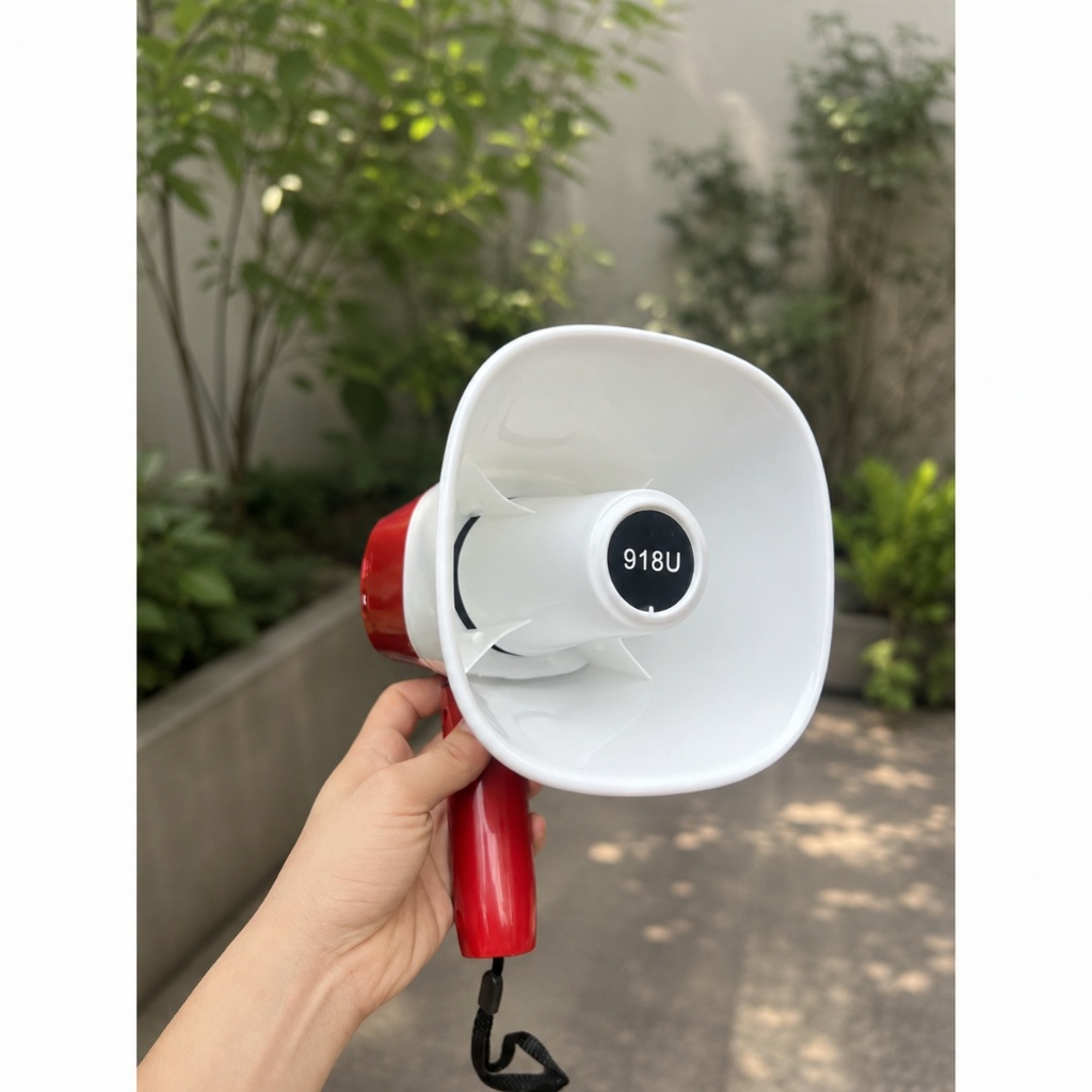 Loa Phóng Thanh 918U Chính Hãng, Túc Ếch, Bán Hàng Rong, Thu Âm Phát Lại, Hỗ Trợ Thẻ Nhớ TF/USB 1PIN/2PIN