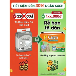 🎯 CARYN TÃ QUẦN TIẾT KIỆM M18 - CHĂM SÓC YÊU THƯƠNG, GIÁ TRỊ TRỌN VẸN! 🎯