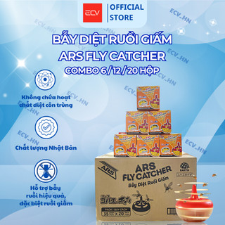Combo 6/12/20 Hộp Bẫy Diệt Ruồi Giấm ARS Fly Catcher – Dẫn Dụ Tiêu Trừ Ruồi Giấm Hiệu Quả