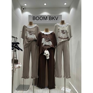 PHẠM THÙY SHOP: SET BỘ ZIP IN HÌNH CHÚ GẤU CƯỠI NGỰA MIX QUẦN DÀI HÀNG COVER
