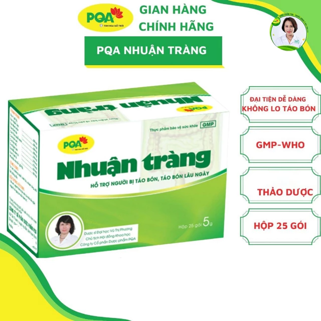 Nhuận Tràng PQA dùng cho trẻ em, người lớn bị táo bón, táo bón lâu ngày