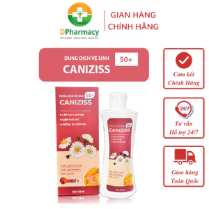 Dung Dịch Vệ Sinh Phụ Nữ Caniziss, Hỗ Trợ Làm Sạch Dịu, Giảm Khô Rát, Dưỡng Ẩm Cho Phụ Nữ trên 50+