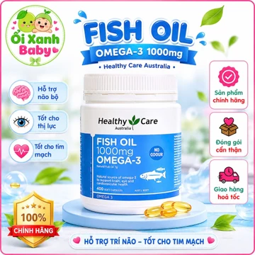 Dầu Cá Omega 3 Fish Oil Healthy Care Omega 3 1000mg 400 viên