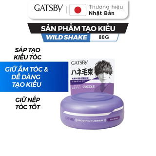 [7 màu] Sáp Vuốt Tóc Nam Gatsby Moving Rubber 80g Nhật Bản Giữ Nếp Tạo Kiểu Tự Nhiên Không Bóng