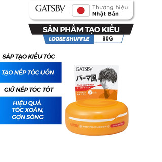 [7 màu] Sáp Vuốt Tóc Nam Gatsby Moving Rubber 80g Nhật Bản Giữ Nếp Tạo Kiểu Tự Nhiên Không Bóng